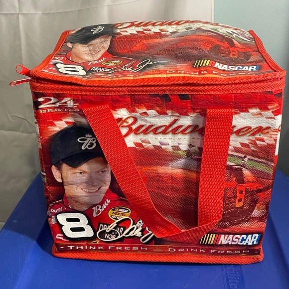 Kolder Case 2005 Nascar Budweiser Dale Earnhardt Jr 24 Can Zipper Cooler vintage - Picture 1 of 9
